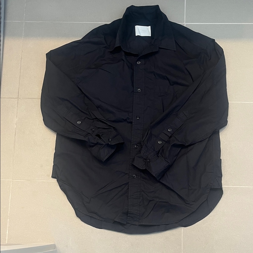 Citizens Of Humanity Kayla Black Cotton Shirt Size L